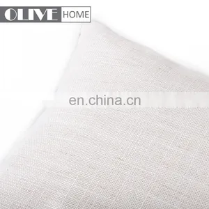 2018 Blue Ombre Printed White Stripe Linen Waist Cushion Pillow thumbnail-3