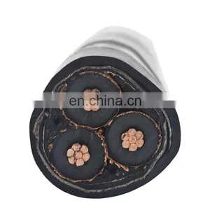 High Voltage PVC Insulate 300mm2 185mm2 Xlpe Cable 3 Core Copper Medium Voltage Cable thumbnail-4