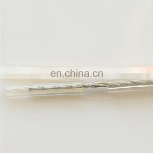 Transparent 12AWG 18AWG 22AWG 2 Core Flat Copper Stranded Speaker Cable thumbnail-6