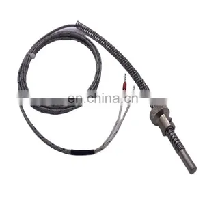 Wire Leading Temperature Sensor J Type Thermocouple in Wire and Spring thumbnail-1