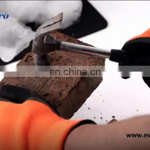 Hi-Vis Insulated Winter Work Gloves With Latex Dipped Palm Yellow thumbnail-4