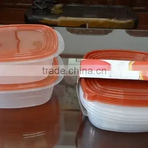 Good Selling 3 Pcs Plastic Food Storage Container 3000ml thumbnail-1