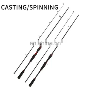 2 Sections 1.83m 2.1m 2.4m Best Value Carbon Fiber Fishing Rod Spinning Casting Lure Fishing Rod thumbnail-3