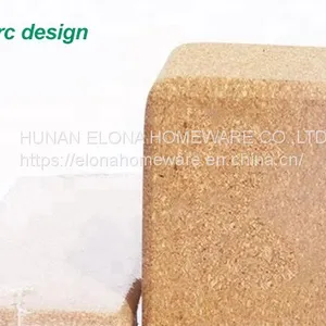 Factory Price Gym Equipment High Quality Wholesale Eco-friendly Cork Eva Yoga Block thumbnail-4