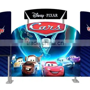 2016 Newest Style Recycle Light Weight Portable Folding Custom Design Advertising Promotino Pop Up Display Backdrop 10ft ,20ft thumbnail-6