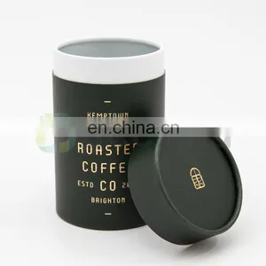 Fancy Coffee Packaging Custom Box Cylindrical Paper Box thumbnail-1