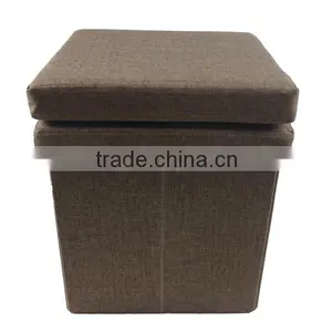 Storage Trunk Collapsable Footstool With Storage thumbnail-2