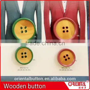 High Quality Warter Proof Wooden Leisure Suits Button thumbnail-3