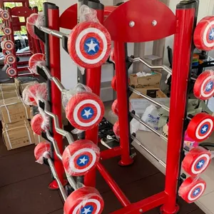 China Gym Fitness Exercise Barbell Rack Equipment Supplier thumbnail-3