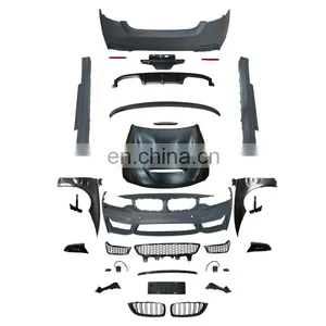 Front Grill Sets Super Black Version Kit Body Kit For RANGE ROVER SPORT 2014-2017 thumbnail-5