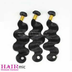 Natrual Color Body Wavy Remy Human Hair Weft Vendor From China thumbnail-2
