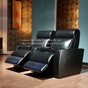 CHIHU Theater Furniture VIP Leather Electric Sofa Home Cinema Movie Theater Recliner Sofa thumbnail-3