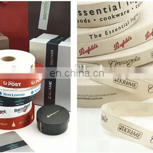 UGS1006 Maquina Impresora Rotativa Para Etiqueta de Lavado Automatic Rotary Letterpress Label Printer thumbnail-5