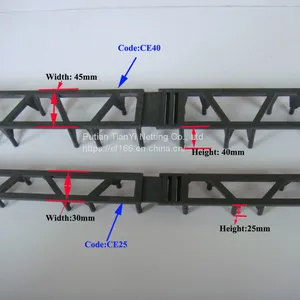 PE/PP 35/40mm Wheel Style Plastic Spacer Protective Layer of Reinforcing Steel Bar Applied in the Civil thumbnail-4
