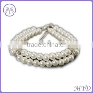 Fashion Animal Jewelry Pet Cat Dog Pearl Pendant Necklace thumbnail-2