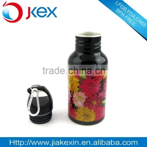 Aluminum Empty Sport Water Bottle With Handle Lid thumbnail-5