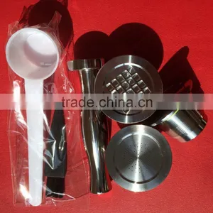3 Version Reusable/Refillable Nespresso Compatible Coffee Capsules Stainless Steel thumbnail-1
