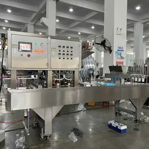Water Cup Filling and Sealing Machine/Mineral Water Cup Filling and Sealing Machine/Sauce Cup Filling Sealing Machine thumbnail-6