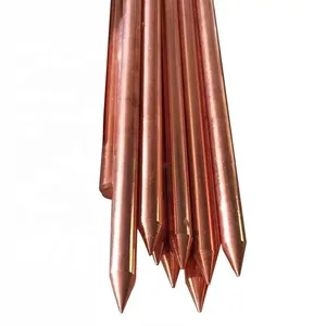 99.9% Electrolytic Copper Ground Rod C11000 for Marine Grounding Applications thumbnail-3