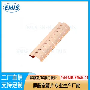 18 Years of Factory Becu Clip-on Strips SMD Contact Spring Becu EMI Fingerstock thumbnail-4