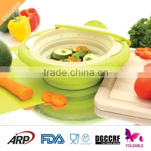 Cheap Non-stick High Temperature Resistant Silicone Food Steamer thumbnail-1