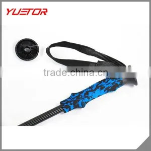 Yuetor Hot Sale Inner Lock With Anti Shock Trekking Pole Hiking Stick Supplier's Choice thumbnail-2