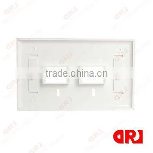 Double Ports Rj45 Faceplate 120 thumbnail-1