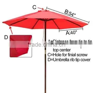 Hot Sale Garden Patio Umbrella Replacement Canopy thumbnail-1