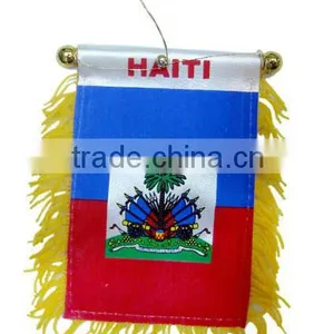 HAITI Car Flags,HAITI Car Window Flag,Cheap Custom Car Flag thumbnail-1