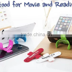 HOT Promotion Printed Silicone Touch Phone Stand thumbnail-2