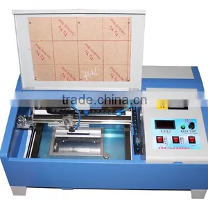 2015 New Version 40W LY 3020 CO2 Digital Laser Engraving Cutting Machine With Digital Function With Drag Chain Design thumbnail-3