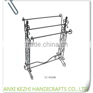 LC-84188 Wholesale Antique Bathroom Decorative Metal Towel Rack thumbnail-1