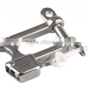 Stainless Steel AISI 304 316 100MM Length European Style Quick Release Shackle Adjustable Shackle thumbnail-3