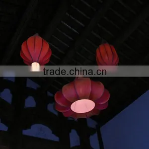 Chinese Antique Bedrrom Hanging Lantern thumbnail-1