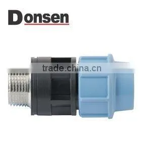 pp Compression Fittings MALE ADAPTOR WITH BRASS THREADED INSERT thumbnail-1