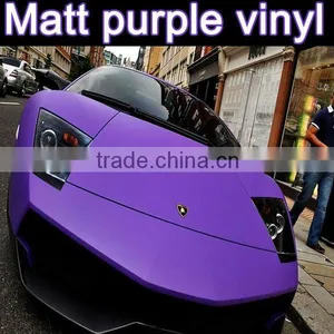 Matt Vinyl Sticker With Air Free Bubbles 1.52*30m, Matt Purple Wrap Film thumbnail-2