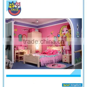 Girls Bed Room Furniture Sets, Wood Furniture Sets thumbnail-1