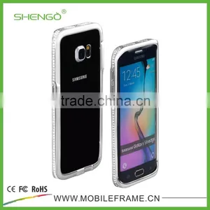 Diamond Mobile Phone Metal Cases for Samsung S6 Edge thumbnail-1