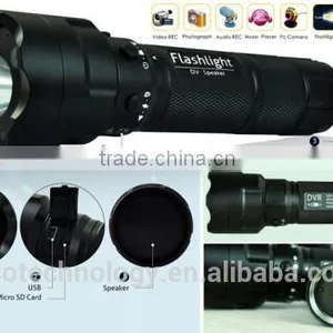 Waterproof LED HD Flashlight DV With Speaker thumbnail-1