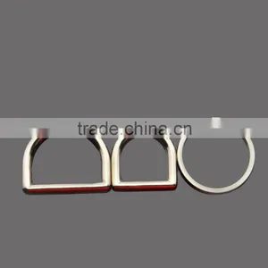 Metal Stainless Steel D Ring Buckle 1" Inside Diameter Loop Ring for Strap Keeper thumbnail-1