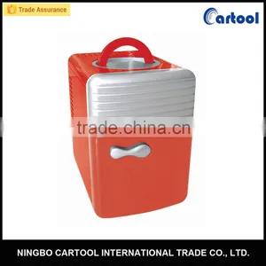 5L 6 Cans Portable Thermoelectric Car Mini Fridge Heater & Cooler thumbnail-1