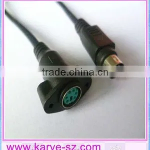2013 New Arrival and Made in China PS/2 Keyboard & Mouse Extension Cable thumbnail-1