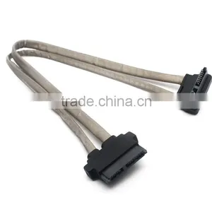 7+6 Right Angle to Straight Naked Electric Protective Shielding Hard Disk Sata Data Cable thumbnail-3