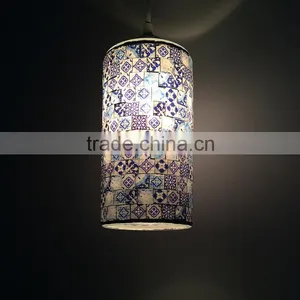 Home Decorative Classic Mosaic Pendant Light thumbnail-1