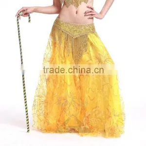 Fansy Golden Stage Performance Use Belly Dance Gypsy Skirt thumbnail-1