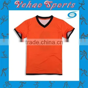 Full Sublimated Orange Color Soccer Shirt Jersey for Sale thumbnail-1