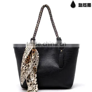 Women's Handbag 2015 Female Shoulder Bag Messenger Bag Handbag Silk Scarf Decoration Fashion Vintage Bag thumbnail-2