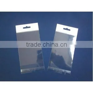 Custom Printing Plastic Resealable Header Self-adhesive Opp Bag thumbnail-5