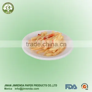 Disposable Sugarcane Tableware Lace Plate thumbnail-1