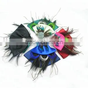 Peacock Feather Hair Clip thumbnail-1